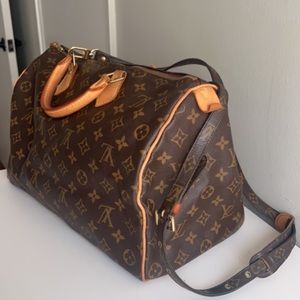 💕Louis Vuitton speedy 35 with adjustable strap